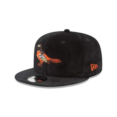 Sapca New Era Baltimore Orioles MLB Corduroy 9FIFTY Snapback - Negrii